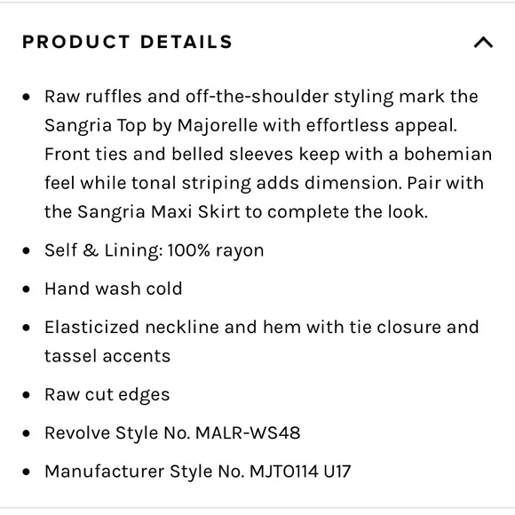 Majorelle Off Shoulder top - Picture 5 of 14